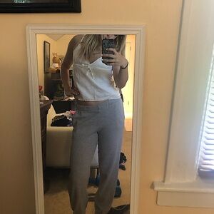 Brandy Melville gray sweatpants low waisted